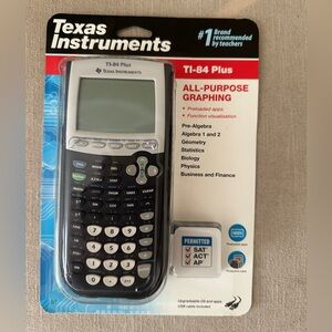New Texas Instruments TI-84 Plus Graphing Calculator - Black